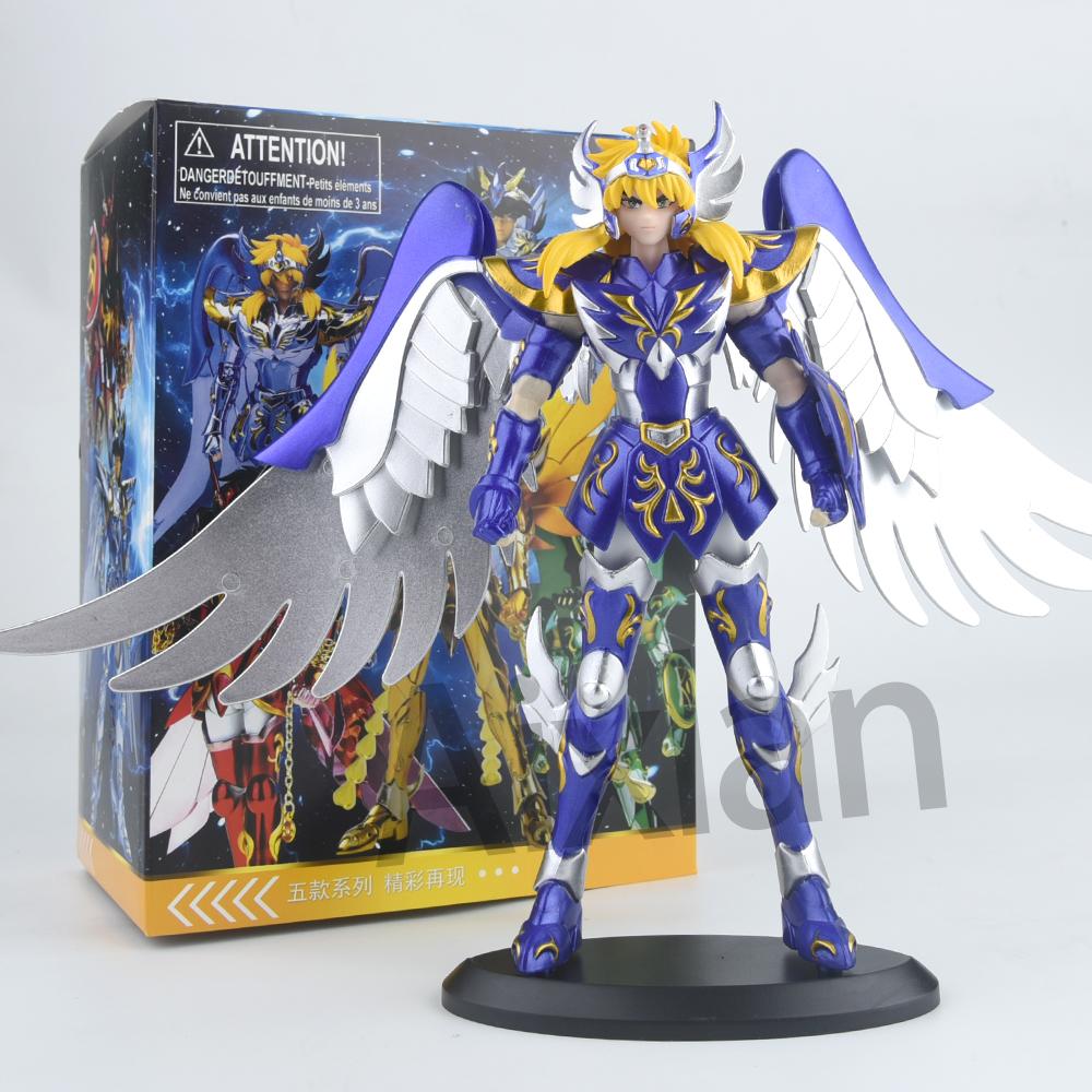 Aixlan 5PCS SET Saint Seiya Figure God Tenma God Hyoga 19CM  Saint PVC Action Figure Amine Toy Birthday Gift Ollectible Figurine