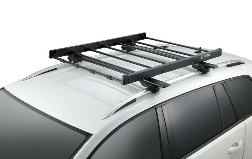 Carmate INNO Light Rack 95 Car Roof 95cm x Fits Compact Cars like the and Square Aero Base Reduces Wind Matte INT511BK Rack, Lightweight, 119cm,