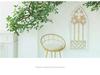 Luxurious Staircase Decor: Bionic Green Rose Vines & Leaves