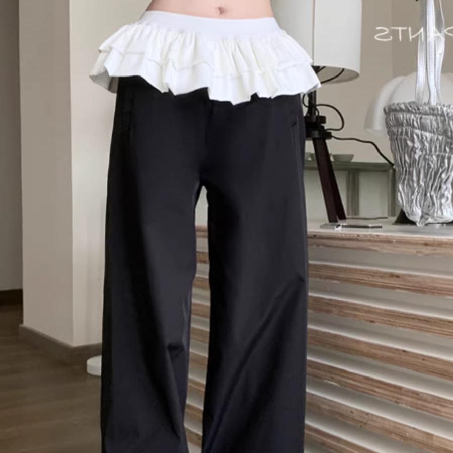 Women's Ultra-Short Sexy Pleated Patchwork Skirt - Solid Color, Medium Stretch, Layered Design, New Summer Arrival