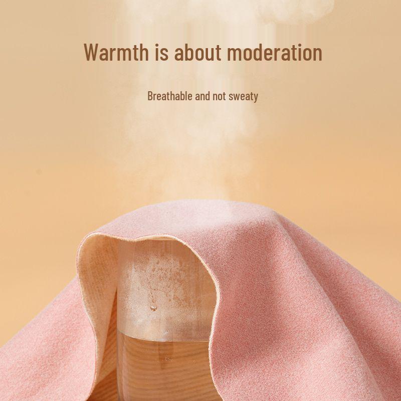 Silk Wool Warm Couple Vests - Men's & Women's Seamless Fleece-lined Base Layer for Autumn/Winter