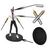 Anime Chainsaw Man Figure 2Pcs Set Denji Action Figural 14-17Cm Car Decoration Doll Pvc Model Collection Toys Children Gifts