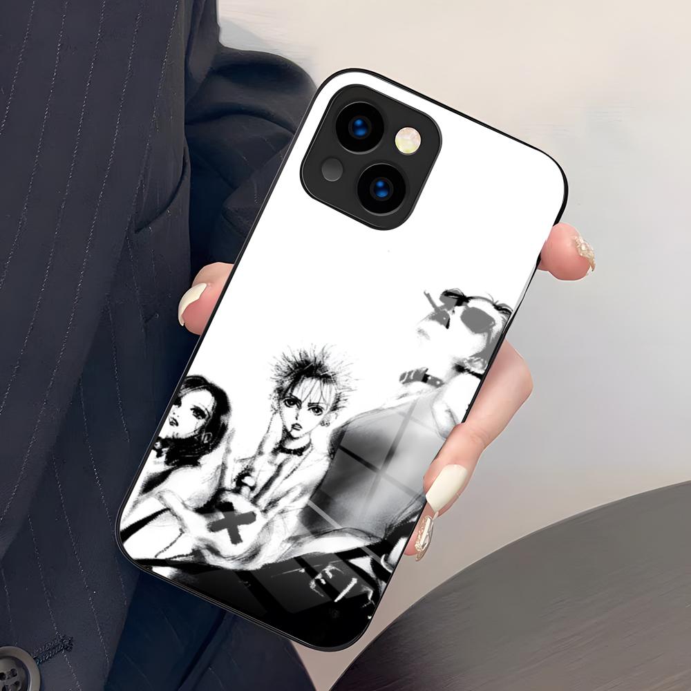 Anime N-Nana Osaki Phone Case For IPhone 17 Pro Max 15 Pro 16 14 Plus 12 13 Mini 11 Pro Shockproof Glass Cover