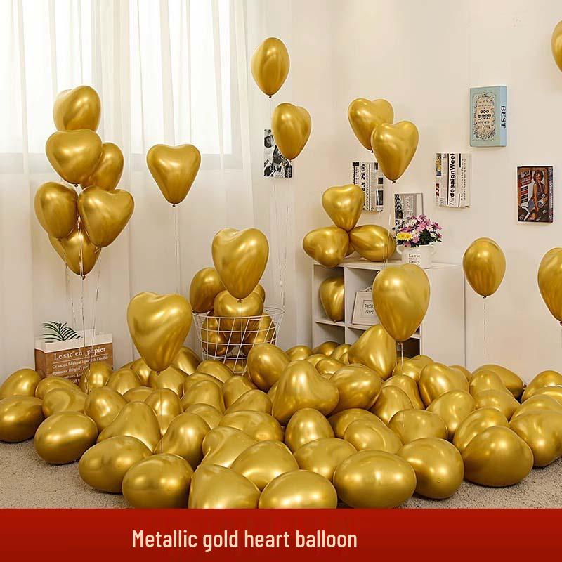 Herzförmige Ballons: Perfekt für Hochzeiten, Valentinstag, Heiratsanträge, Verlobungen und Geburtstagsdekorationen