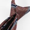 Lazy Tie Men'S Business Dress Wedding Shirt Zipper Knot-Free Navy Blue Burgundy Easily Pulled Men