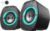 Edifier G1000 II Desktop Compact RGB Gaming Speakers Compatible with PS5 PC Active Advanced Design Speakers with High Sound Quality AUX Wireless Wired