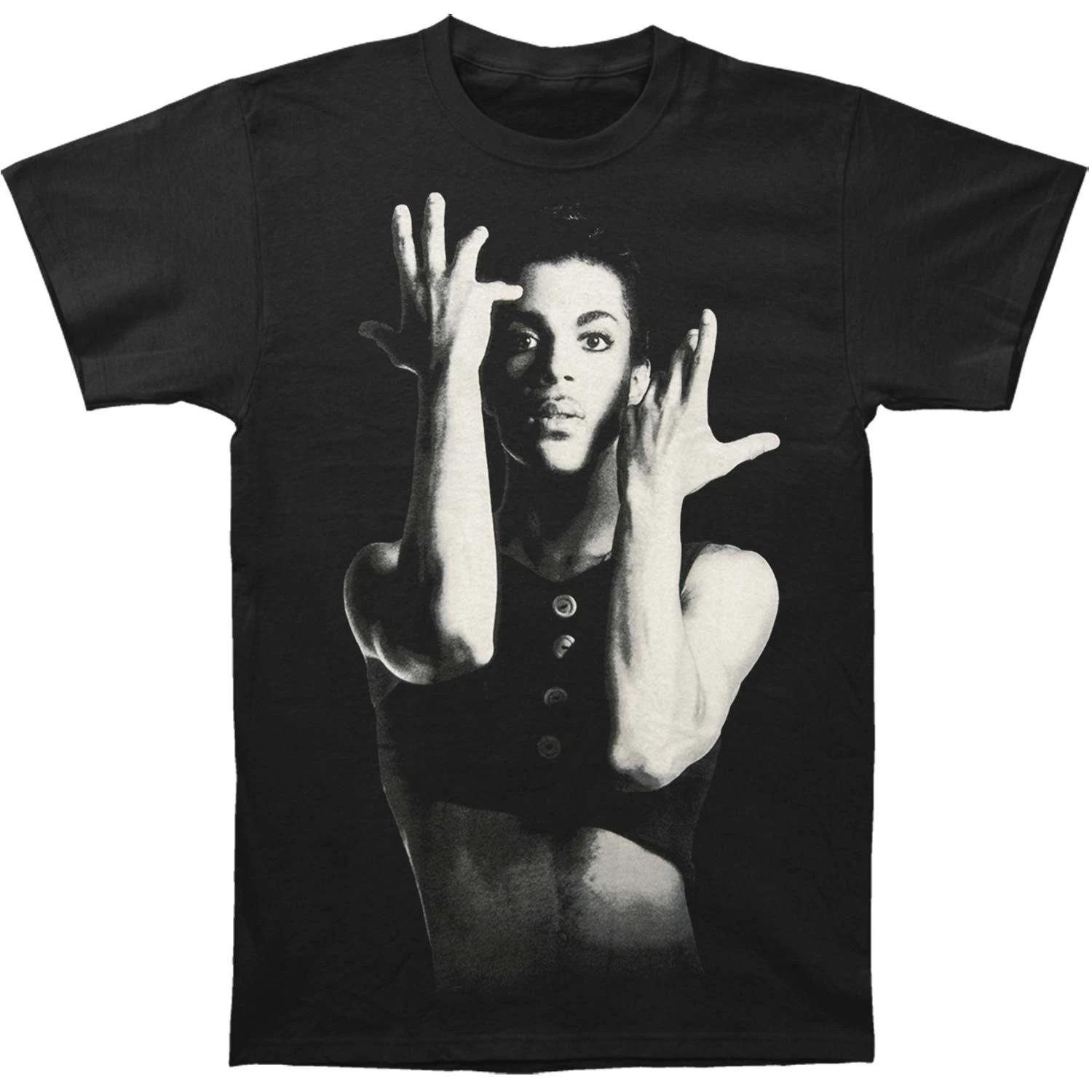 Men s Prince Parade Photo T-shirt Small Black XXXXL