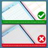 Free Shipping: High-Spec 16K Blue-Pink Large Vertical Flip Homework Notebook for Primary & Secondary Students