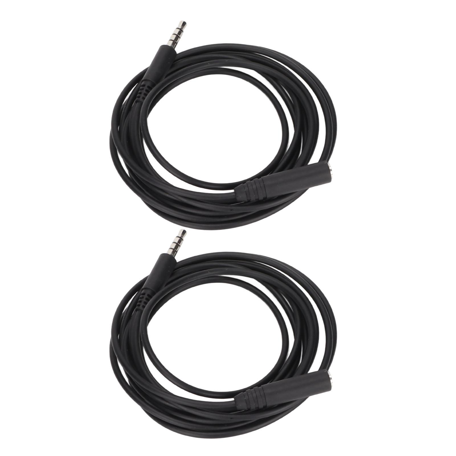 

2 шт. удлинитель для наушников 3,5 мм AUX Male to Female удлинитель для наушников для дома и улицы