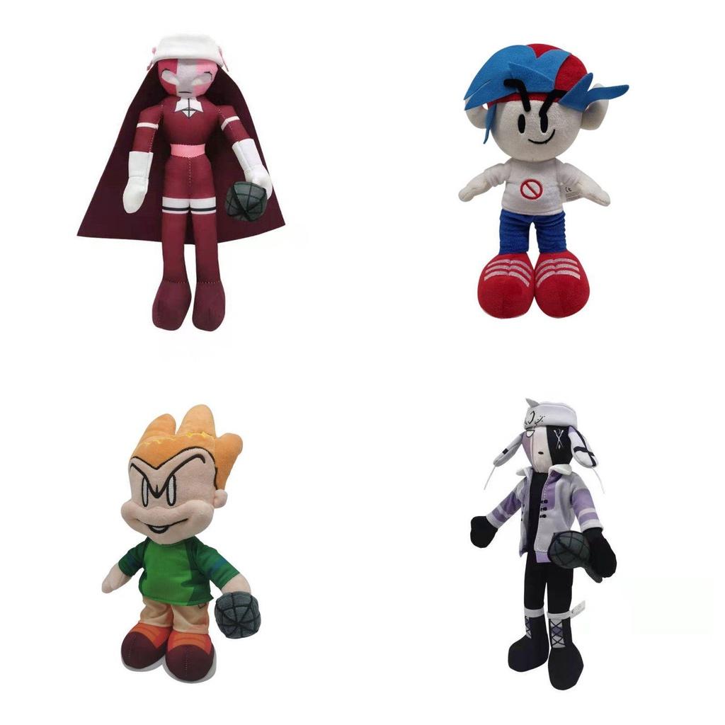 Charming Cute Friday Night Funkin Plush Toy For Kids Soft Stuffed Skid Pump Doll