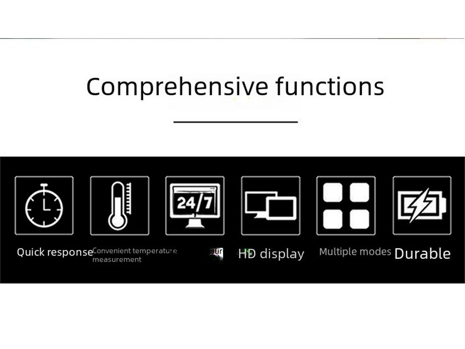 Termometru Infraroșu Pistol de Temperatură pentru Bucătărie, Ulei, Apă, Lapte, Grătar, Coacere și Măsurare Temperatură Înaltă.
