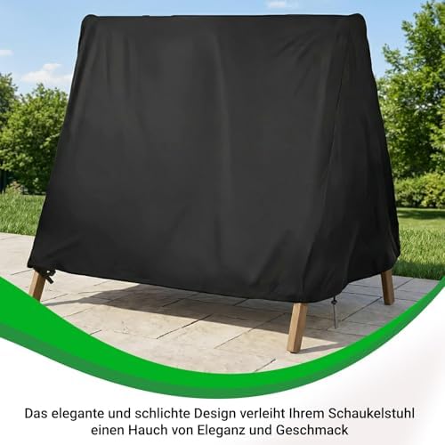 Yahbrra Garden Swing Cover 216x140x170cm Waterproof UV Resistant Universal Protective Cover