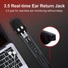 Handheld Microphone with Sound Card Effects All-in-One Noise-Canceling Mic Reverb Connecting Cell Phone for Equipment Live