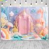 Underwater World Castle Theme Sea Shell Fish For Birthday Party Baby Shower Baby Portrait Photography Background Photo Studio
