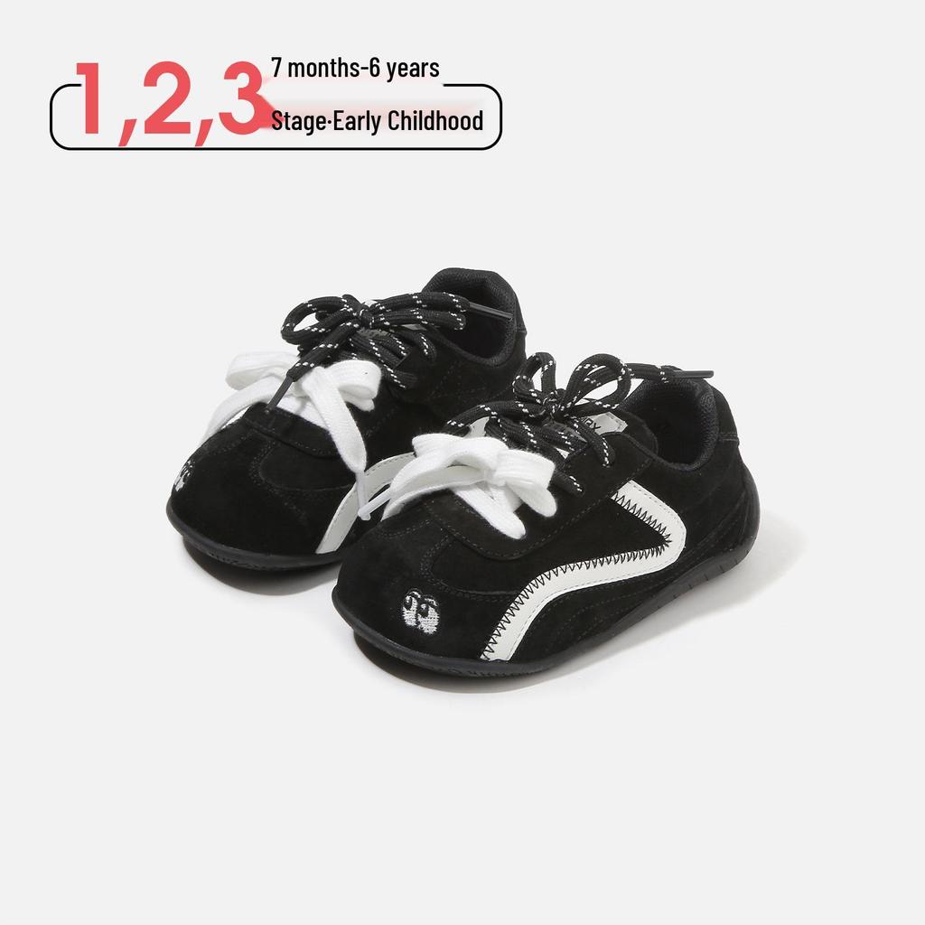 Baby Girl Princess Bow Shoes: Soft Sole Non-Slip Toddler Sneakers for Spring