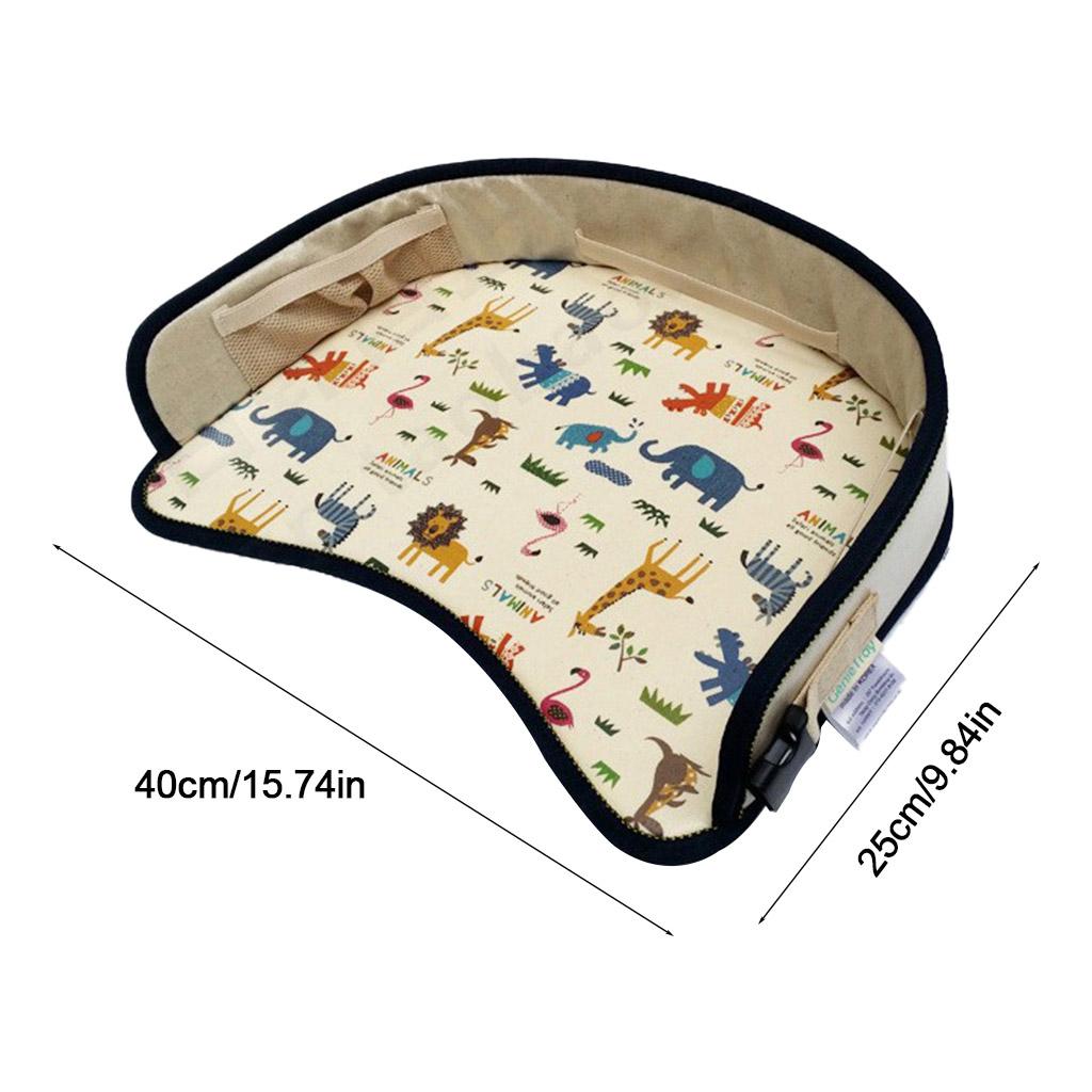 Kids Travel Tray Toddler Car Seat Lap Table Art Supplies Multifunctional For Baby Children Drawing Writing