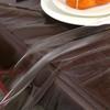 Waterproof Table Cloth PVC Transparent Soft Dining TableCloth Lace Embroidered Oil-proof Table Cover Coffee Table Crystal Plate