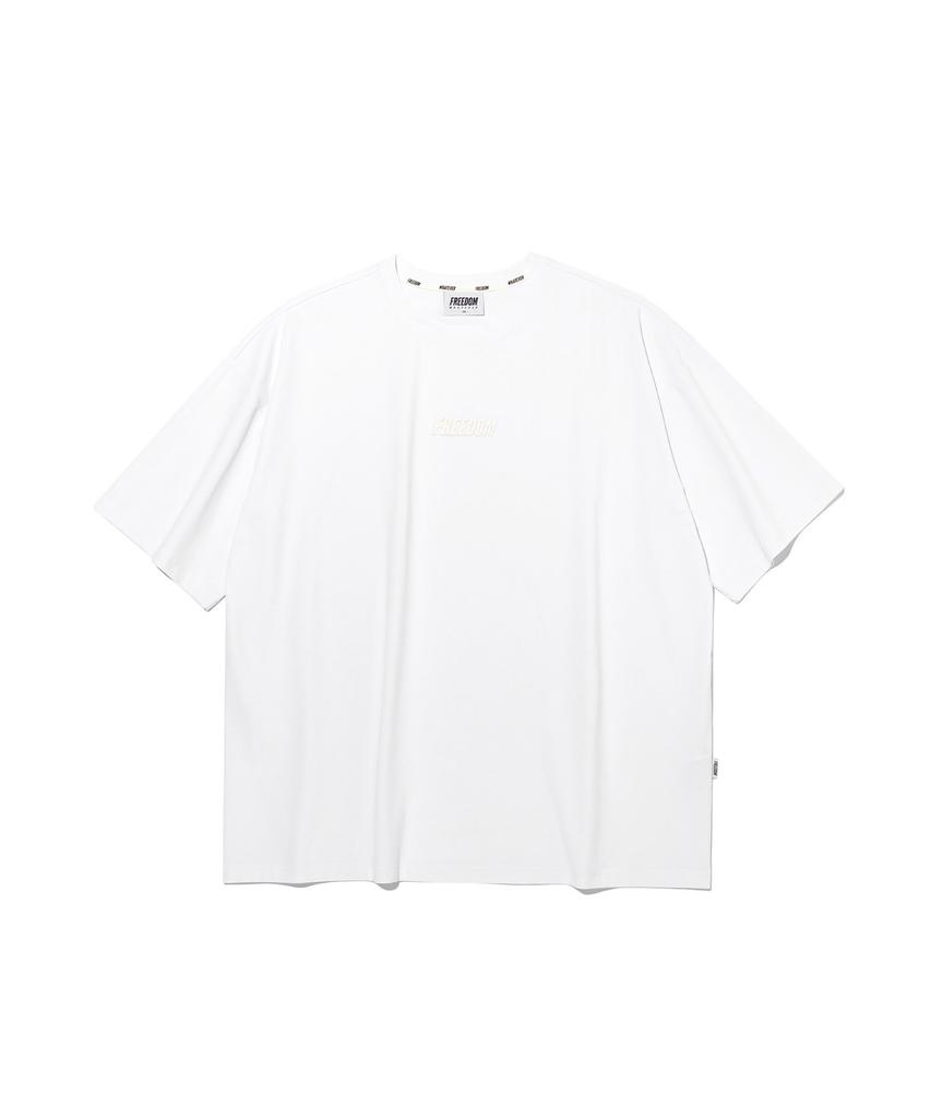 FREEDOM Essential Hidden Logo Oversized T-Shirt_2 Colors