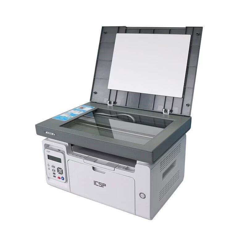 ICSP M3522W+ Black and White Wireless Laser 3-in-1 Printer CN plug (adapter included)