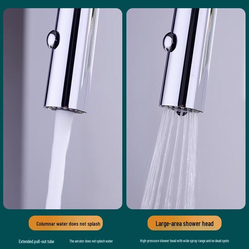Xuanyong Hot and Cold Pull-Out Kitchen Faucet with Shower Spray