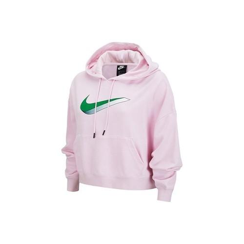 Nike Women s Casual Short Hoodie Sweatshirt in Pink L розовый