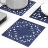 Silicone Material Anti-scalding Pad Square Dining Mats Placemats for Kitchens