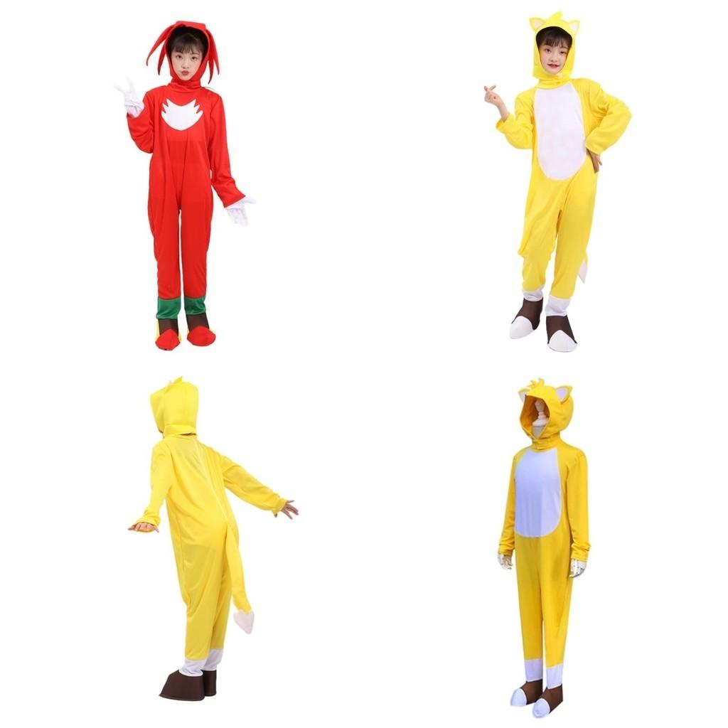 Super Stretch Sonic The Hedgehog Bodysuit Costume For Kids