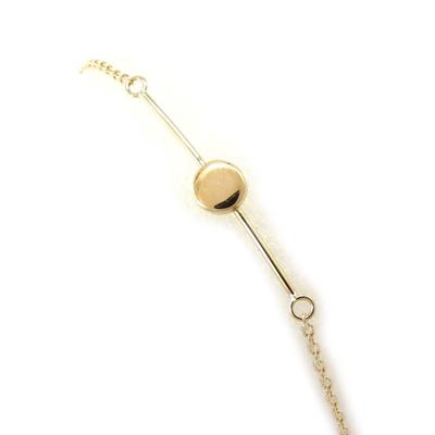 [K3870] - Gold Plated Bracelet 'Choreography'