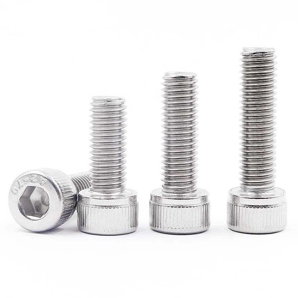 

304 Stainless Steel Hex Socket Head Fully Pack of Cap Hex Socket Head DIN912 (SUS) Bolts, Threaded, M310, 100, Bolts, Bolts,