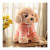 Plush Toy Poodle In Pink Dress, 20cm, Realistic, Soft Interior Dog Goods, Gift Set for Girls, Baby Shower Present (20CM/Ages 3+), Premium Soft-Touch