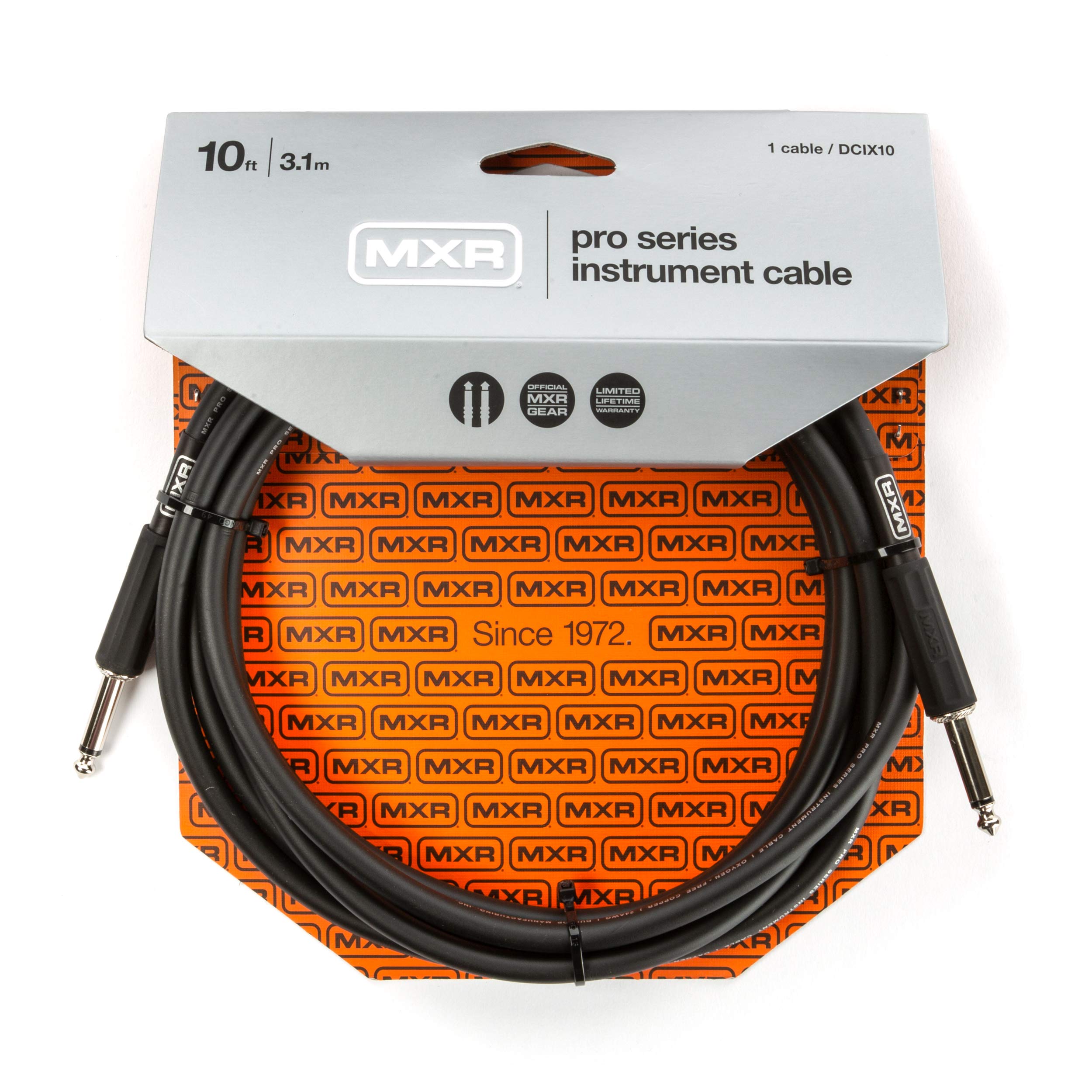 

MXR DCIX10 Pro Series Cable 10 ft Pro Series Instrument Cable (3 m) S/S