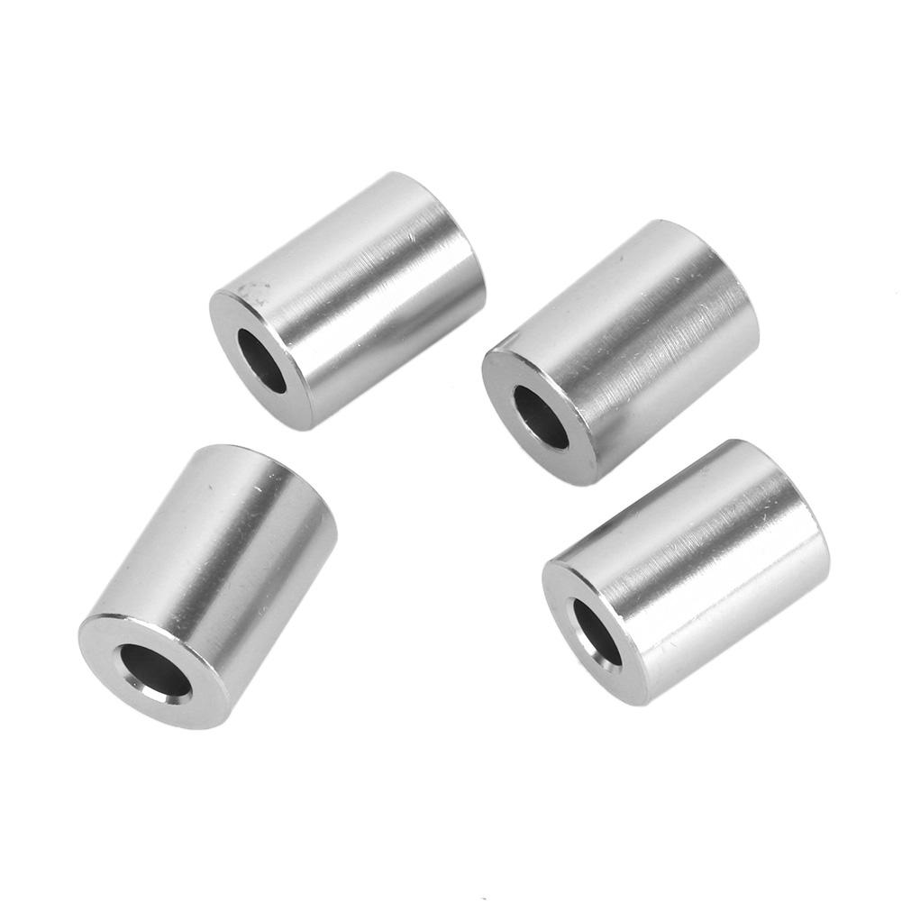 Car Aluminum Alloy Engine Hood Ventilation Spacer Riser Fit for 6mm Motor(Silver)