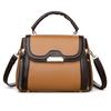 Parisian Inspired Leather Shoulder Bag Vintage Women's Tote for Casual Commute
