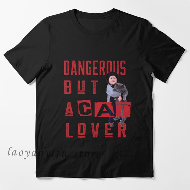 Classic Hasbulla Fighting Meme TShirt Mini Khabib Blogger Top Funny Graphic T Shirts Unisex Polyester Tee Kawaii Clothing Custom