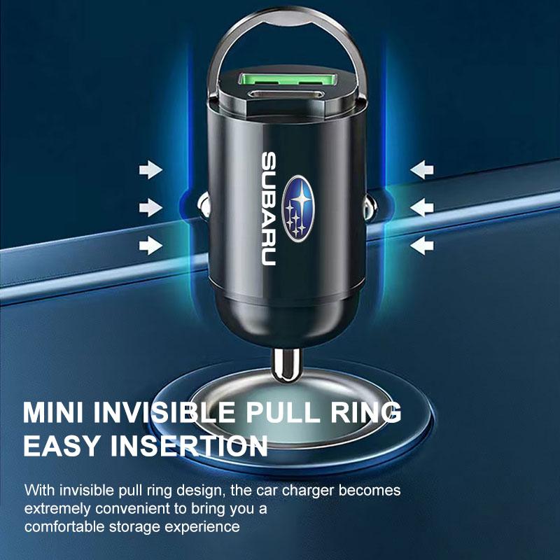 Mikro Auto Schnelllader Fahrzeug Zigarettenanzünder Konverterstecker Autozubehör Für Subaru Outback Impreza Forester Levorg XV STI Ascent Legacy