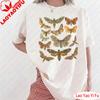 Butterfly Shirt Moth Tops Cottagecore Shirt Bug Clothes Aesthetic Tees Cottage Core Tees Goblincore Clothes Dark Academia Shirt