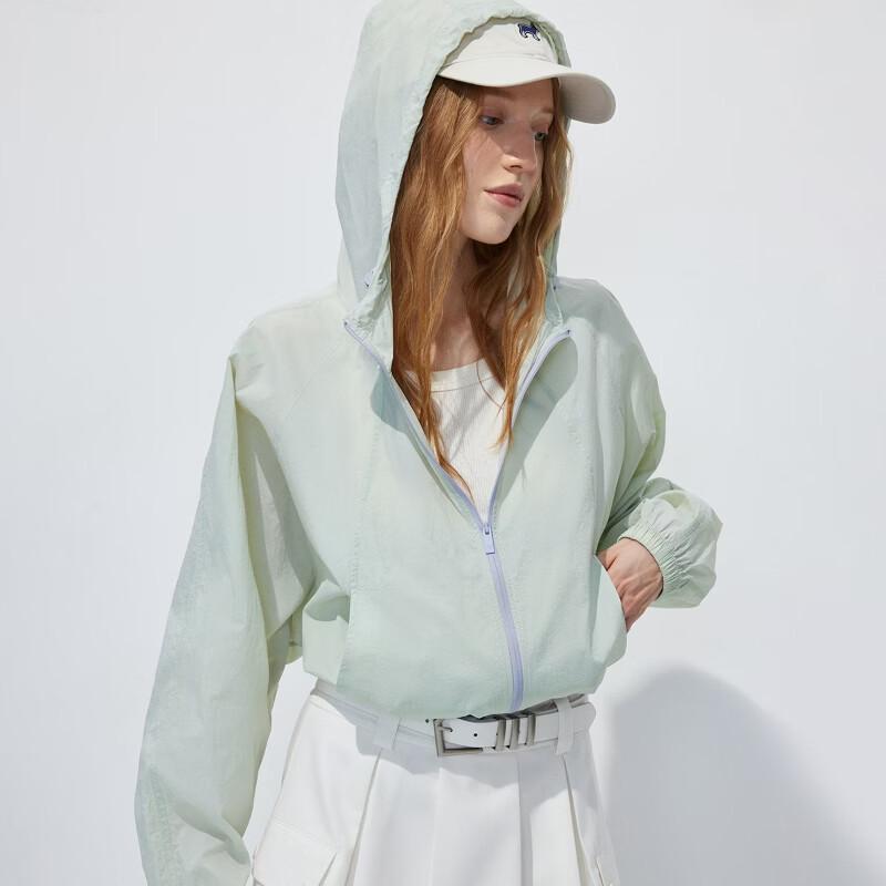 ONLY Women's Sun Protective Hooded Windbreaker Jacket