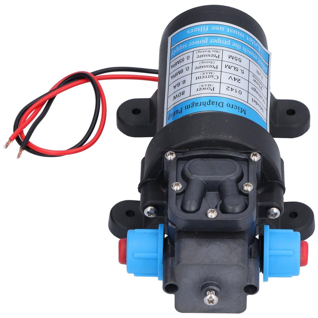 Micro Diaphragm Pump Electric High Pressure DC SelfSuction Boost Car Washing Cleaning 6Lmin(24V(