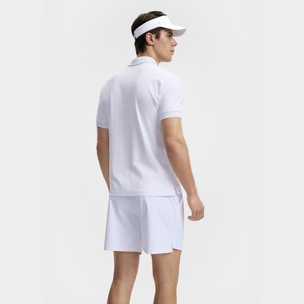 FILA Tennis Moisture-Wicking Antibacterial Fashion Polo Shirt Men tops Jade-White A11M633109FWT