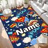 Custom Name Personalized Superman Print Carpet, Versatile Home Decor Rug, for Playroom, Apartment, Balcony, Entryway, Hallway Gift