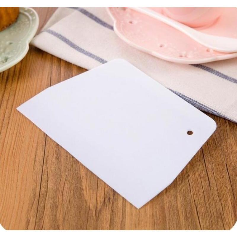 Plastic Trapezoidal Cutting Knife Kitchen Baking Pastry Tool Bread Dough Pastry Cutting Knife Kitchen Noodle Bread Scraper Tool