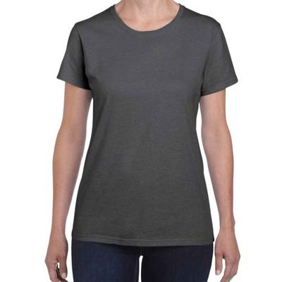 Womens/Ladies Heather Cotton Heavy T-Shirt