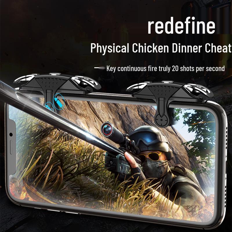 2026 Elite PUBG Six-Finger Game Controller for Apple & Android Devices