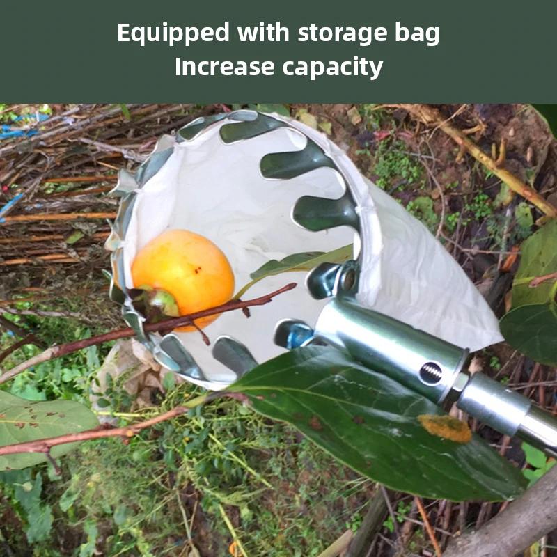 Metal fruit picker High altitude fruit picker Portable fruit picker Agricultural gardening hardware tools