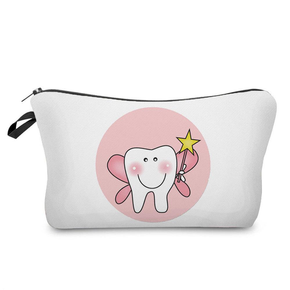 Women Nurse Print Cosmetic Bag Toiletries Organize Travel Storage Case  6443