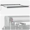 Retractable Awning Red and White 500 X 300 X 165 Cm