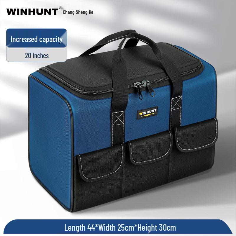 Sturdy Hydroelectric Durable Canvas Tool Bag - Thickened, Wear-Resistant, Multi-Function Hardware Storage