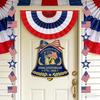 Wooden Hanging Ornament American 250th Anniversary Pendant Eagle Door Sign Patriotic Independence Day Decor for Indoor Outdoor Display