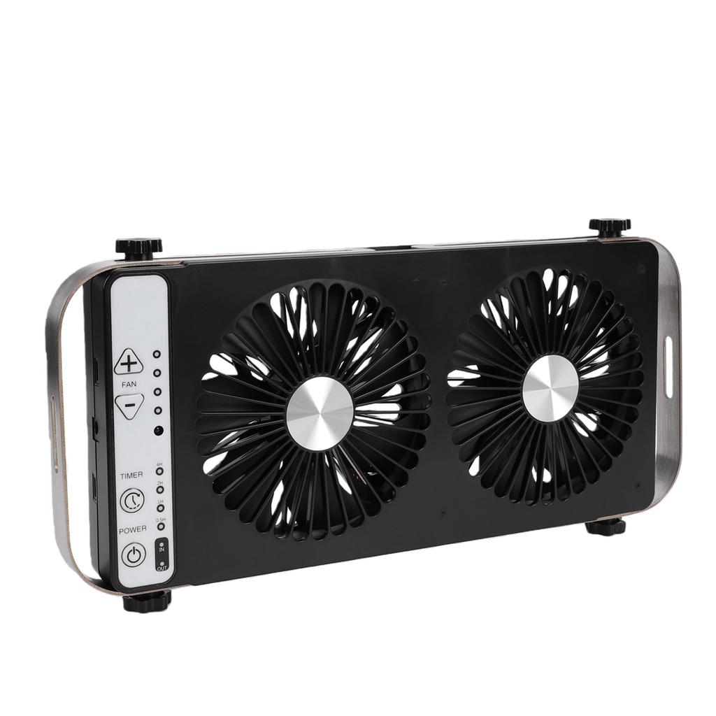 RV Roof Vent Fan Silent Exhaust Heat Dissipation ABS with 4 Speed Setting for Motorhome