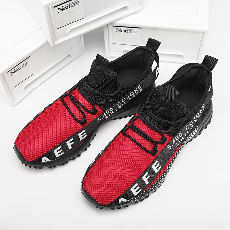 Men Running Gym Sneakers Breathable Mesh Casual Shoes Men's Fashion High Quality Men's Shoe Outdoor Lightweight Walking Sneaker